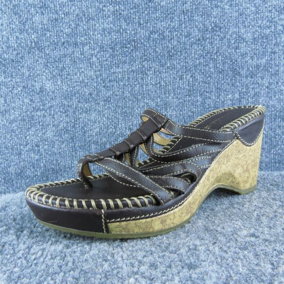American Eagle Women Flip Flop Sandal Shoes Size 8.5 Medium Brown Synthetic - Picture 1 of 9